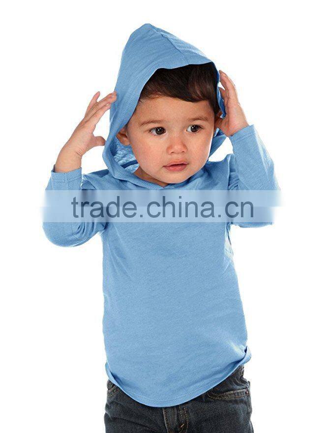 Infant Cotton Hoodies Kids Organic Cotton Fleece Hoodie Lightweight Baby Cute Pullover Sweatshirt Long Sleeve T Shirts Wholesale
