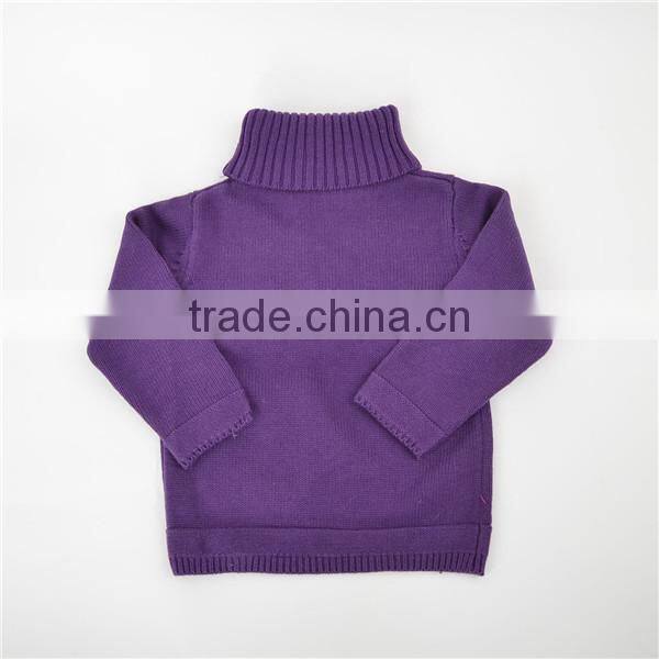 Children's turtleneck long sleeve pullover