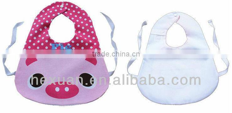 13 designs can choose baby bibs/3 layers baby bibs/superman baby bibs /in stocked or OEM