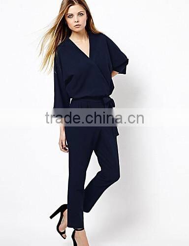 New Design Sexy V-neck Casual One-piece Jumpsuits For Sexy Ladies Formal Jumpsuits for women
