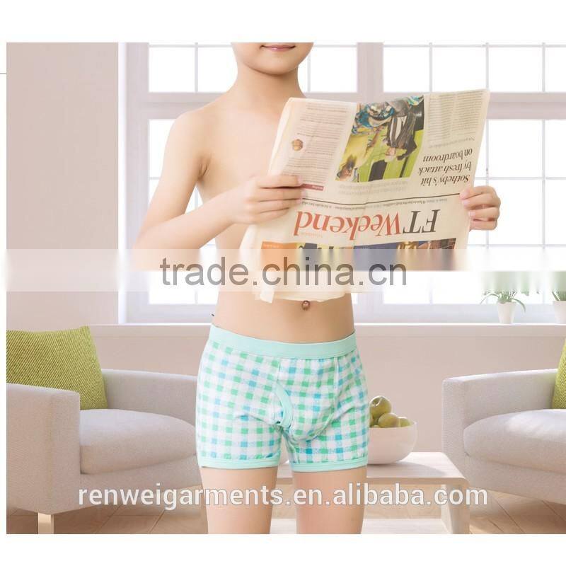 95% cotton5%spandex printed boys underwear / children underwear
