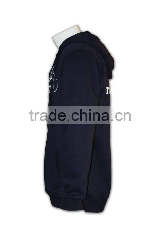 2015 good quality wholesale cheap basic black lightweight hoody