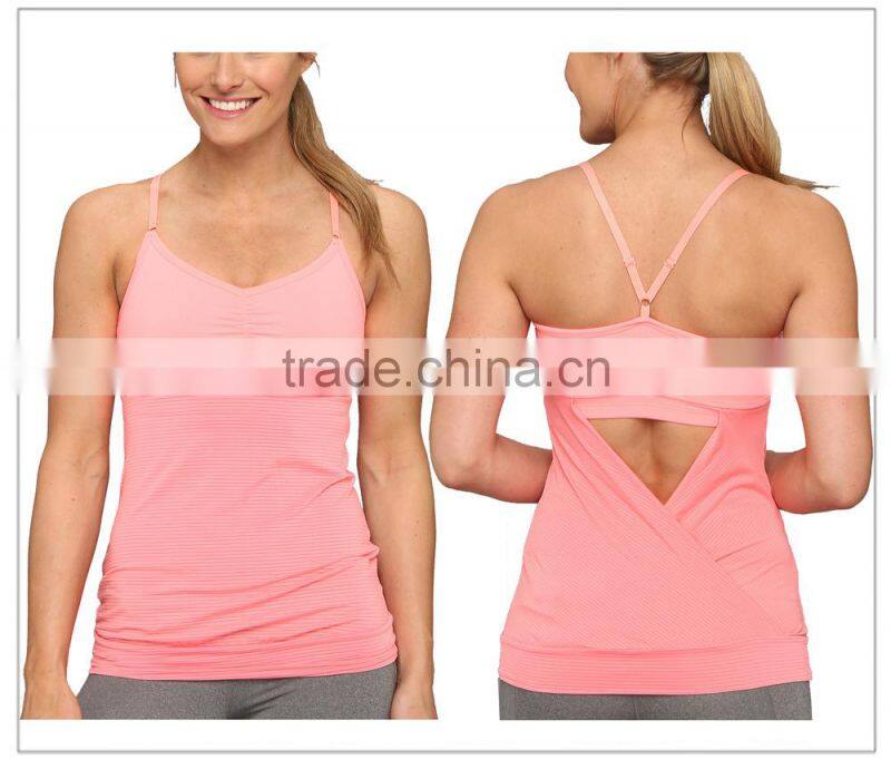 Women Sport Sweat Yoga Singlet Plain Yoga Wear Clothing