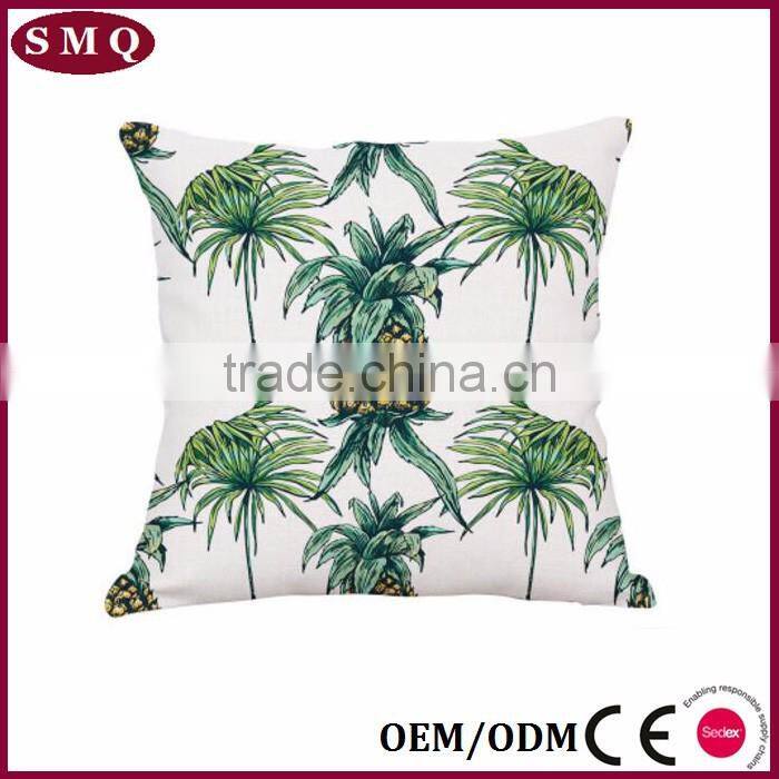 wholesale tropical plant outdoor patio cushion throw pillow case