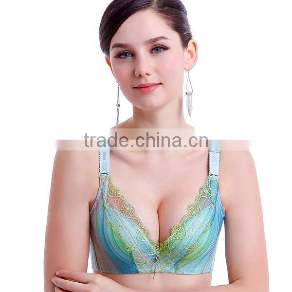 2015 new arrival hot selling Nylon & Spandex Push-up Bra