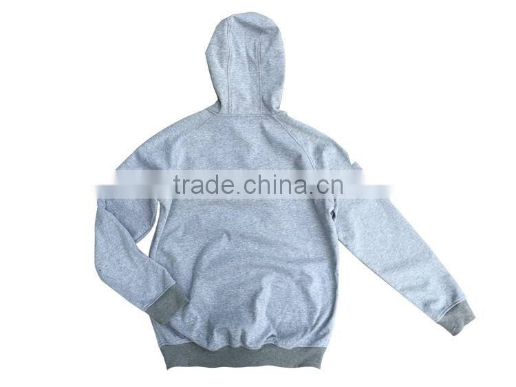 Custom hot sale hooded sweatshirt knitting fabric cotton fleece jacket for men