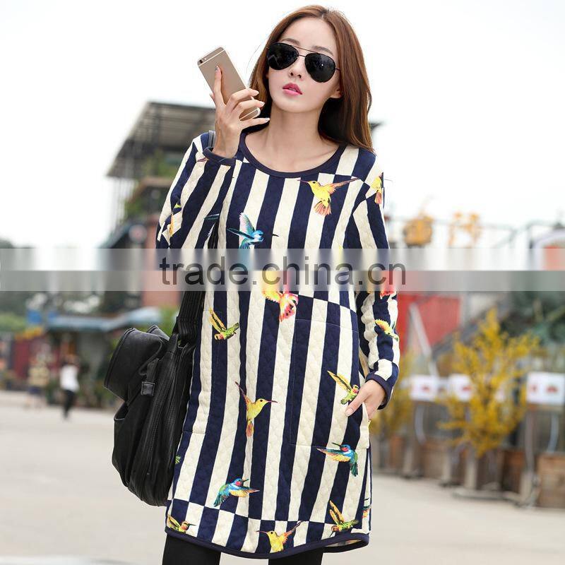 Korean design autumn dress, maternity dress, long sleeve dress