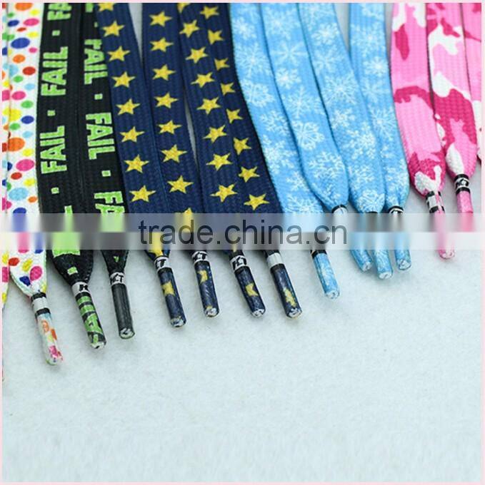 High - quality polyester star letters lace rope clothing accessories shoelaces