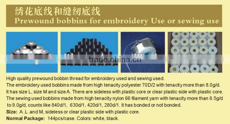 Polyester Thread Prewound Bobbin