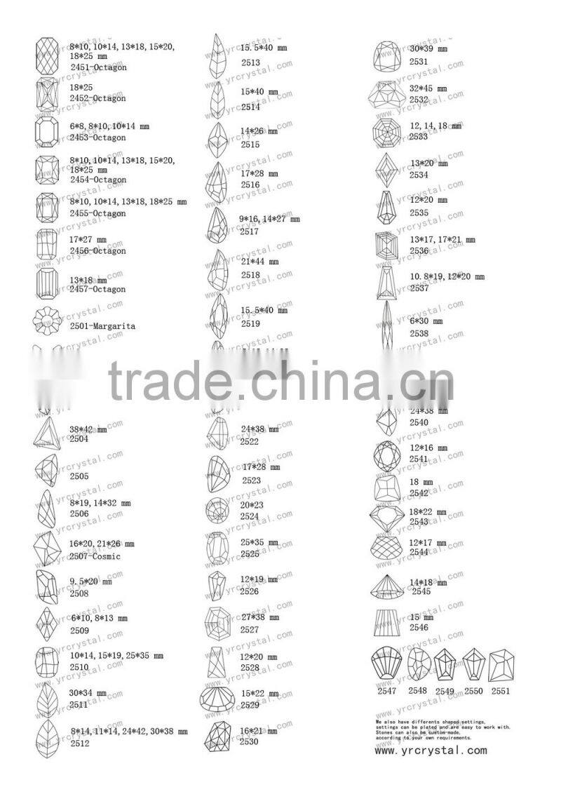 rhinestone 20mm flatback AB color with holes or not