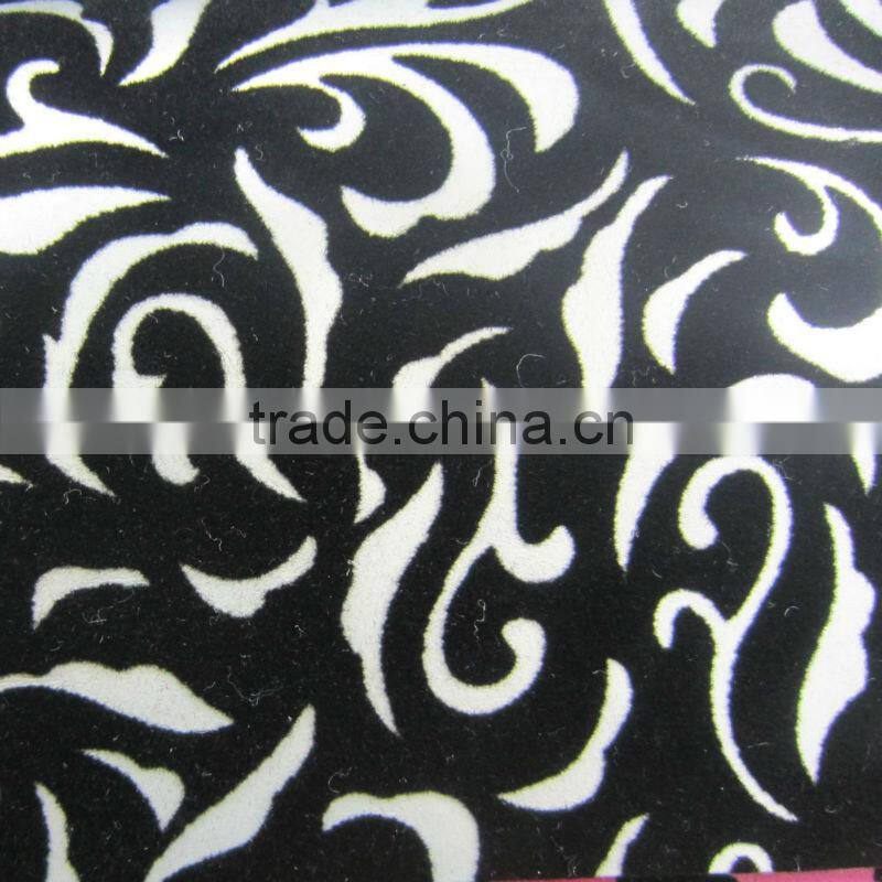backing flocked genuine PU leather for sofa