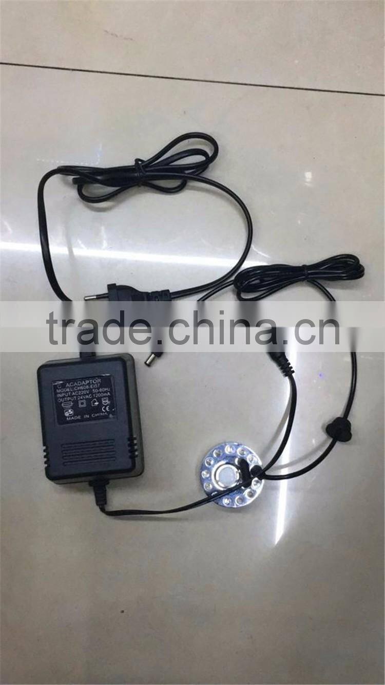 12 LED colorful light Ultrasonic Mist Maker Fogger Purify Water Fountain Mist Maker