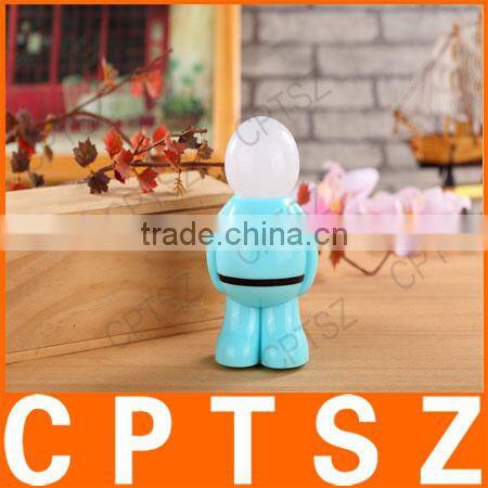 Mini Astronauts Automatic Optical Control Wall Lamp LED Night Light Lamp/Barrier Free astronaut 110-220V/1W light control 2 colo