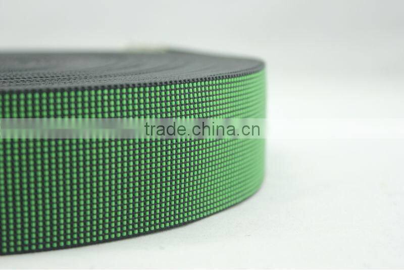 high quality custom 70mm polyester elastic furniture webbing