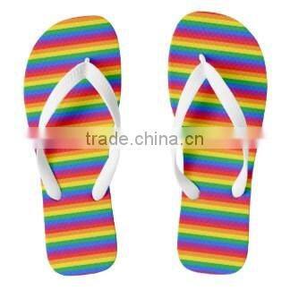 Rainbow Gay Pride Pony Cartoon Beach Slippers Summer Flip Flop