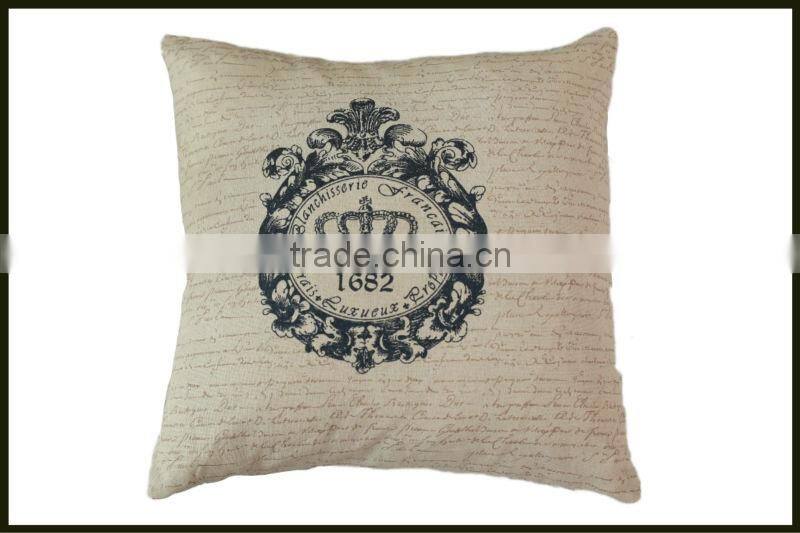 fashion designed soft linen cotton throw pillow