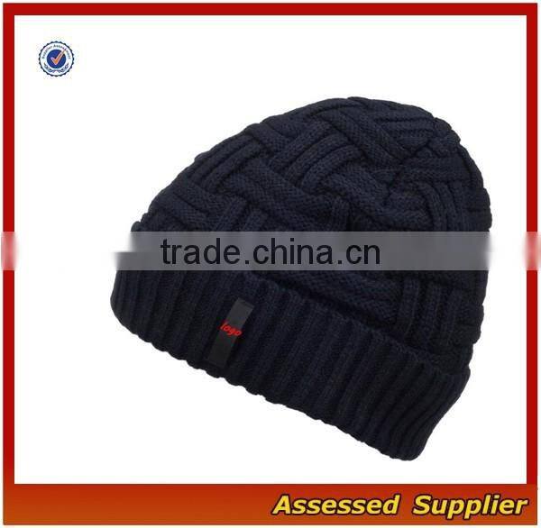 ZT-0088High Quality beanie hat and cap for men and women acrylic winter knitted beabie cap custom