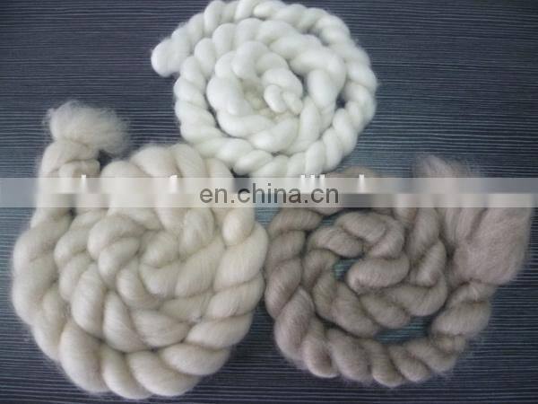 carded and dehaired cashmere fiber for India market