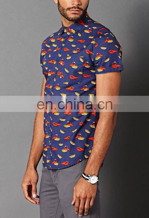 100% Cotton Best Selling Good Quality Design Man Shirt