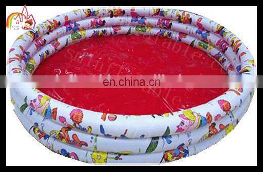 Durable plastic inflatable baby swimming pool/children's inflatable swimming pool