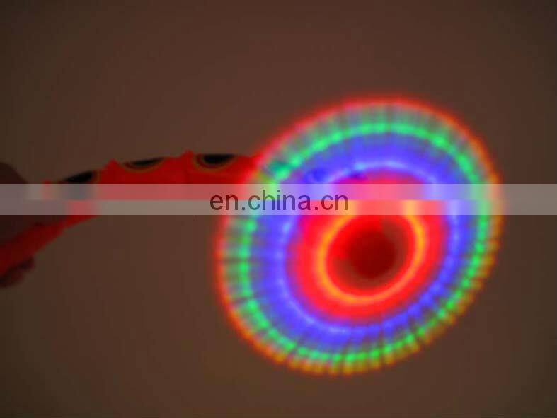 Lovely flashing musical snake whirligig windmill