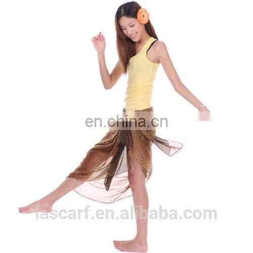 100%polyester silk screen printed sarong