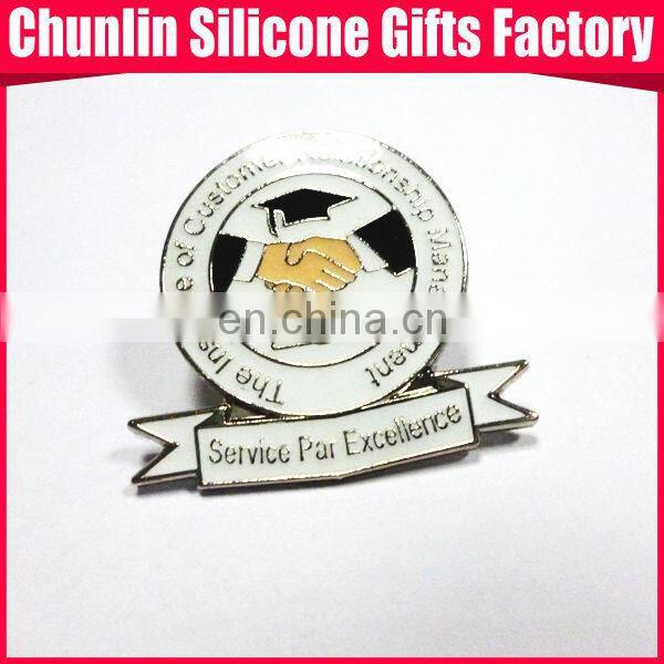 carved lapel pin with resin