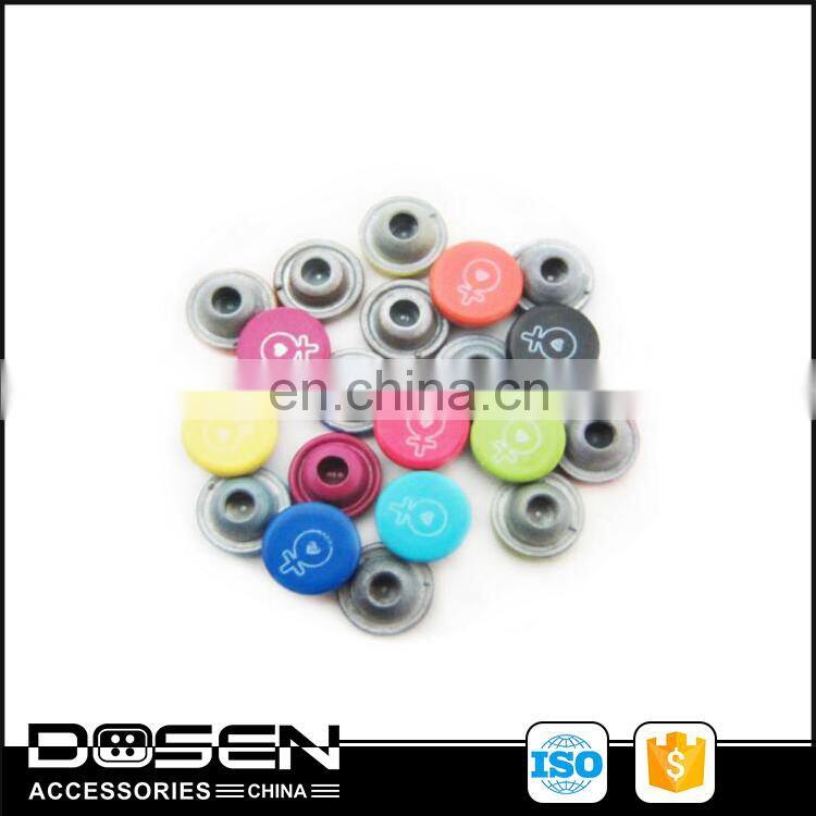 Customized Flatback Style Enamel Garment Metal Rivet Enamel Logo Laser out Effect Button for Garment Jeans Bag Shoes Metal Rivet