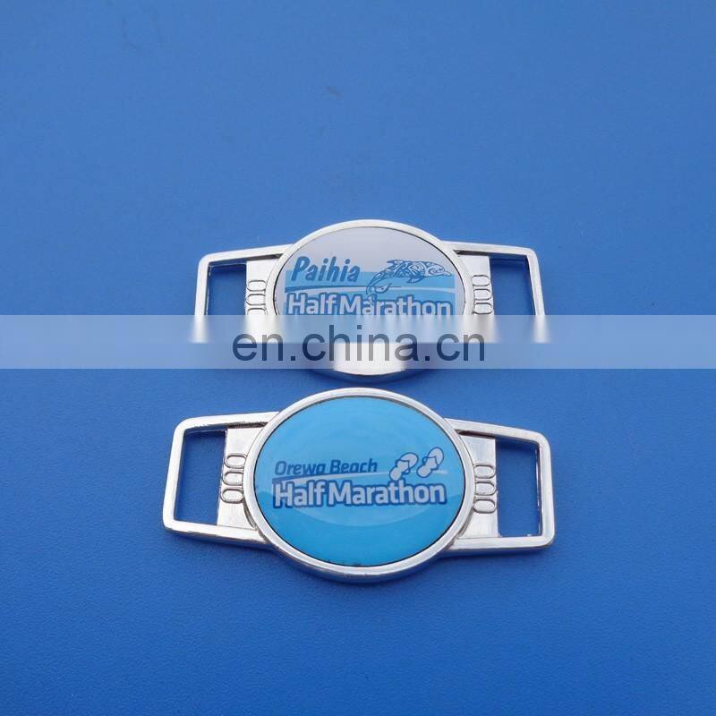 Cut Out Soft Enamel Bear Design Shoelace Tag