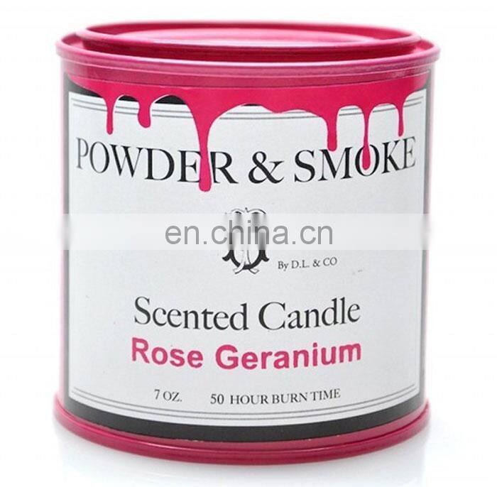 Fancy empty metal paint tin cans factory