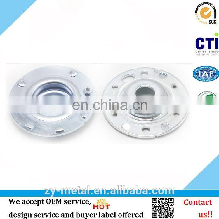 Sheet metal cover for electric motor housing, stamping metal cap