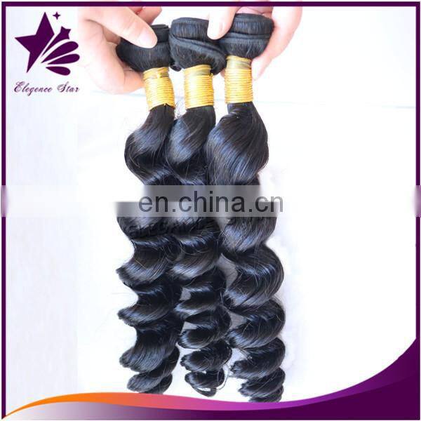 natural wave virgin brazilian human hair weave
