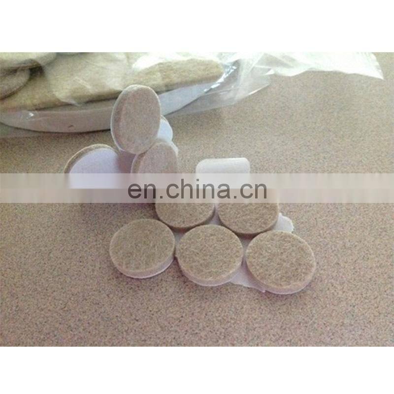 Self-stick furniture felt pad with strong adhesive for chair leg floor protectors