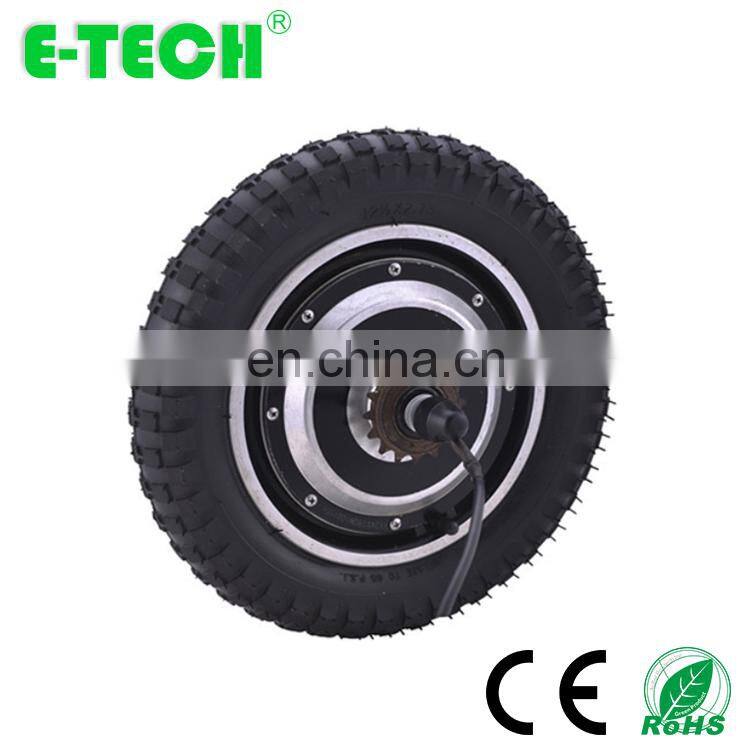 12 inch 36V 48V 250W 400W with hall sensor brushless scooter hub motor