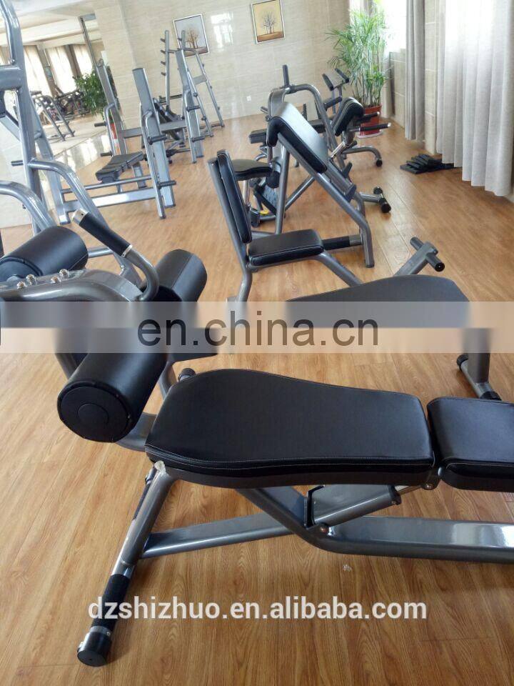 Good design commercial indoor chest exercise gym fitness equipment CRUNCH BENCH TW62