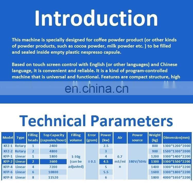 automatic nespresso coffee capsule filling and packing machine factory price