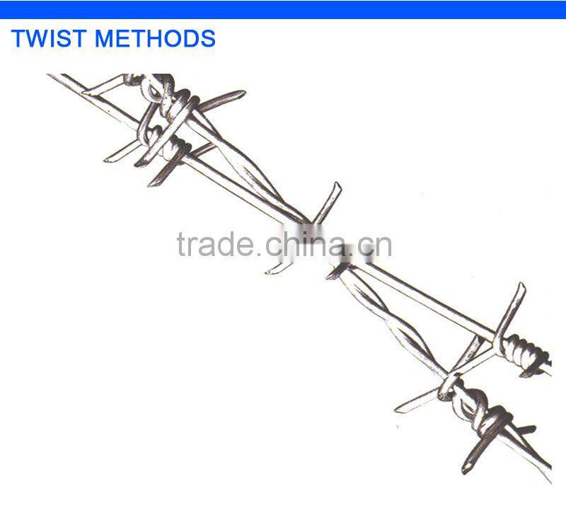 electro galvanzied barbed wire
