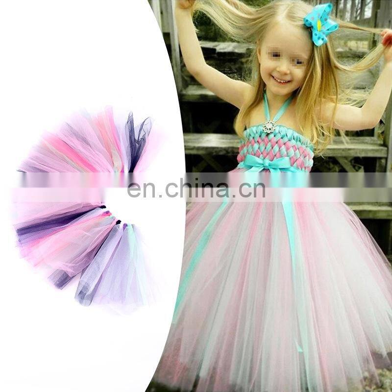 24colors 1pc 22mX15cm Wedding Table Runner Decoration Yarn Roll Crystal Tulle Organza Sheer Gauze Element wedding favors