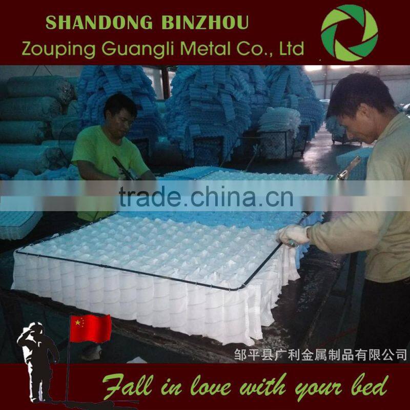 China spring steel supplier Health Pocket spring for ion mattress