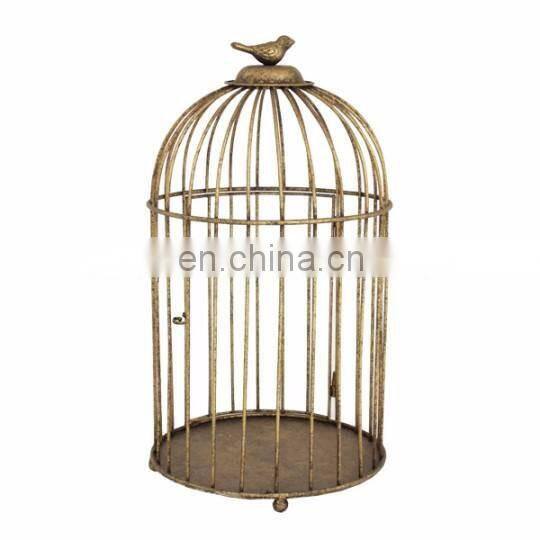 copper antique metal handmade bird cage