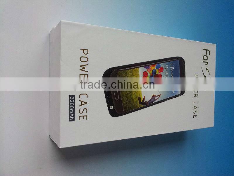 Newest hot sell mobile phone for Samsung Galaxy S4 I9500 Power Case