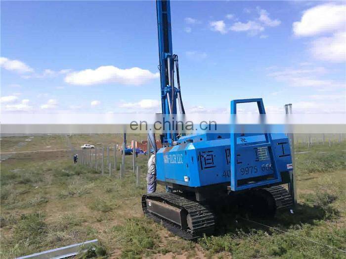 High quality solar steel press pile drilling machine sales promotion