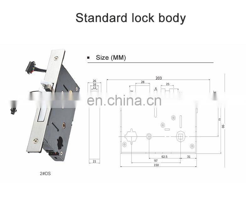 Ttlock App BLE Hotel apartment password lock smart card lock hotel rental room electronic lock