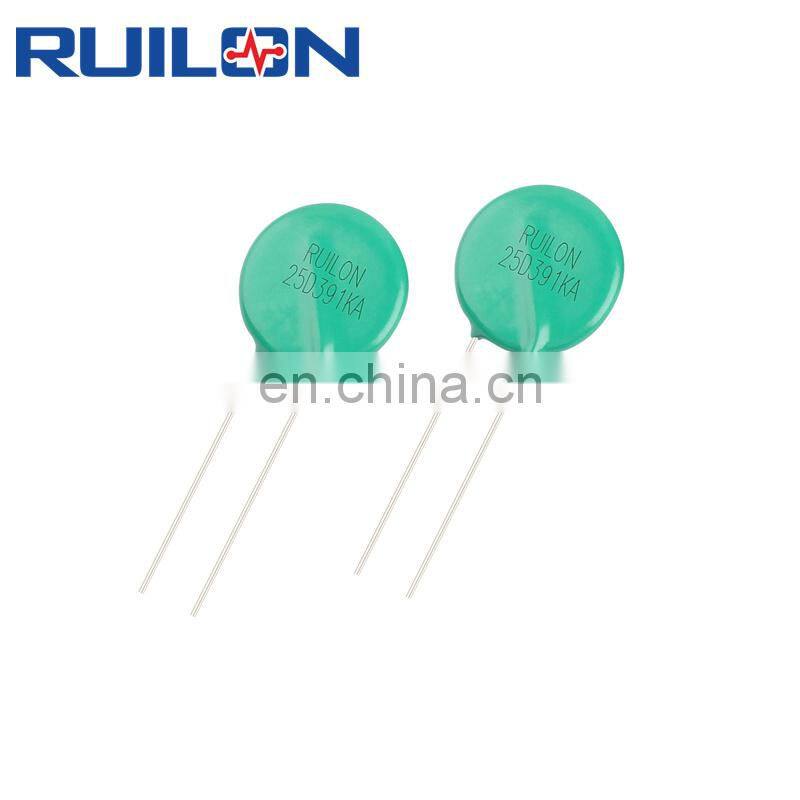 RUILON 25D391KA High Voltage Varistor Zinc Oxide Varistor 25D series Radial Leaded Varistors for Automotive Electronic System