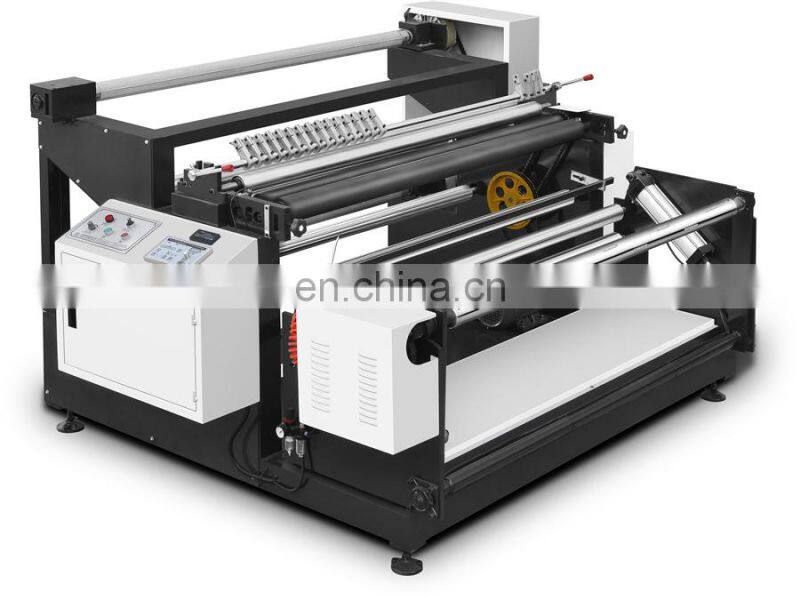 WDHC1600 Automatic Melt Blown Nonwoven Fabric dotted perforation cutting and rewinding machine
