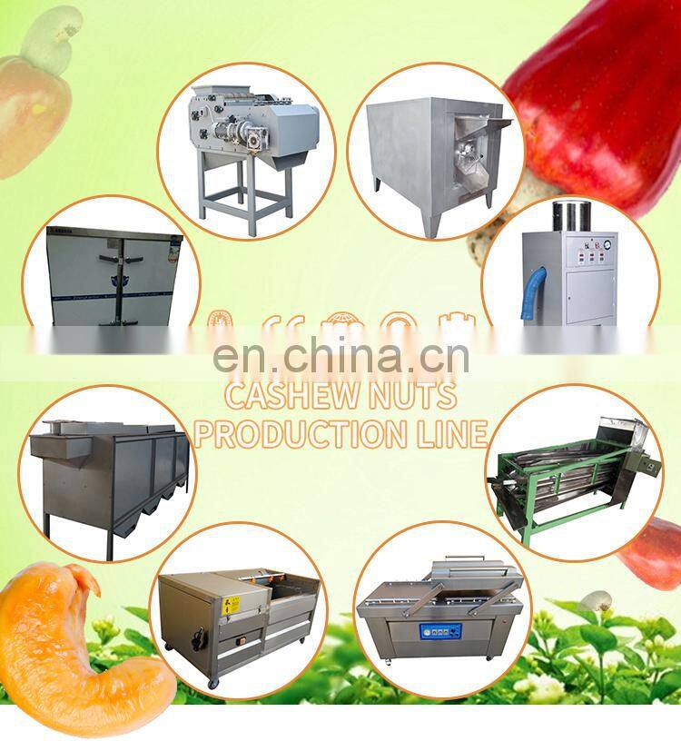 Whole Complete Cashew Cooking Kernel Grading Shelling Separating Machine Cashew Nut Processing Line