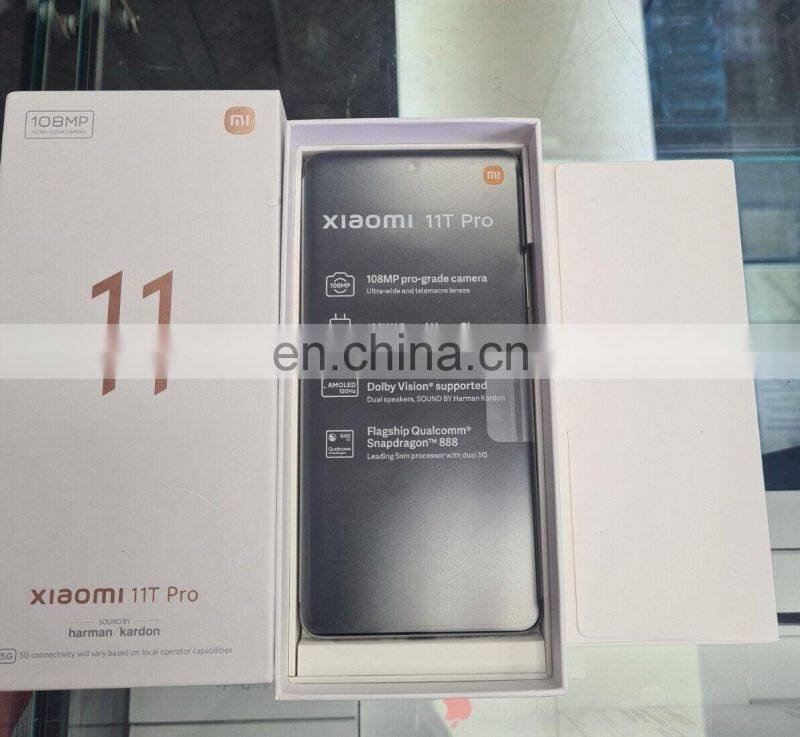 Original Mi 11T Pro 8GB 128GB Cell Phone M11T PRO 5G 120Hz 5000mAh 120W Fast Charge Mobile Phone