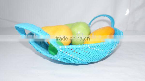 woven plastic fruit tray