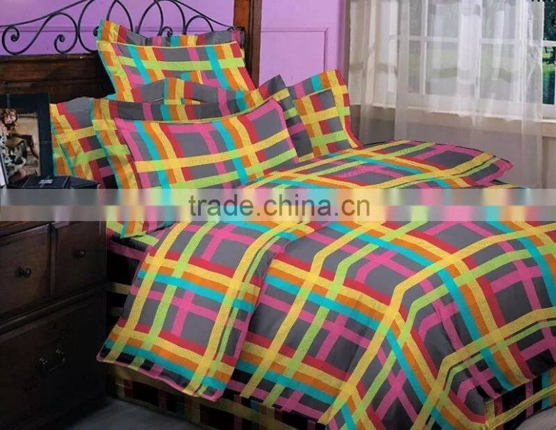 fashion design microfiber fabric bedding sheet set for home textile