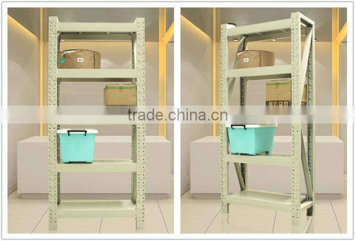 Custom style supermarket steel storage shelf heavy duty rack